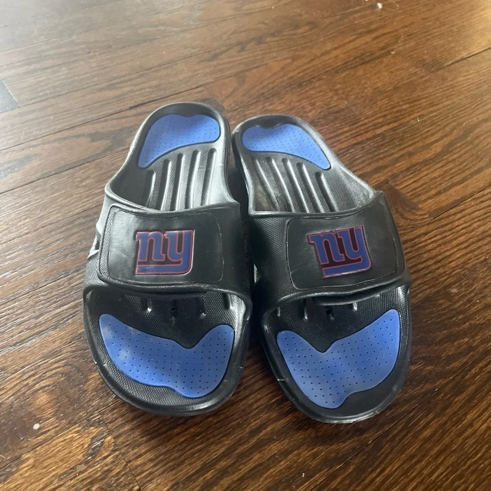 VINTAGE REEBOK OFFCOURT SLIDES NEW YORK GIANTS MENS SIZE 12